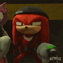 Huh Knuckles The Echidna GIF - Huh Knuckles The Echidna Sonic Prime GIFs