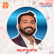 a picture of a man with the name dilip gupta