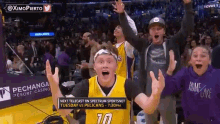 Excited GIF - Fake Lakers Jersey Excited Yeah GIFs
