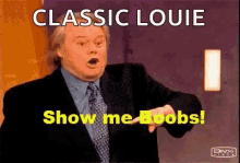 show me the boobs scrubs louie anderson family feud things men want to see