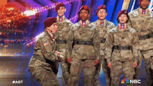 Singing Soldiers America'S Got Talent GIF - Singing Soldiers America'S Got Talent Chanting A Song GIFs