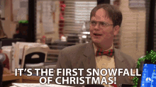 Its The First Snowfall Of Christmas Winter GIF