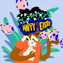Happy Spring Celebrating Our Diversity GIF - Happy Spring Celebrating Our Diversity Bunny Ears GIFs