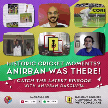random cricket podcast cricket anirban dasgupta amit sinha 99world cup