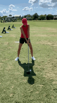 Golf Playing Gold GIF