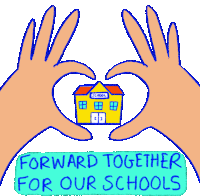 Forward Together Forward Together For Our Schools Sticker
