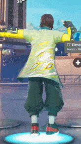 a person in a video game with the name tt elma visible