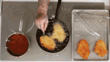 Frying Chicken Matty Matheson GIF - Frying Chicken Matty Matheson Cookin Somethin GIFs