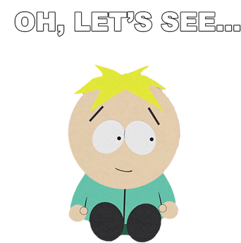 Oh Lets See Butters Stotch Sticker - Oh Lets See Butters Stotch South Park Stickers