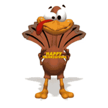 Happy Thanksgiving Turkey GIF - Happy Thanksgiving Turkey Happy Turkey Day GIFs