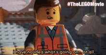 I Have No Idea Whats Going On Lego Movie GIF - I Have No Idea Whats Going On Lego Movie GIFs
