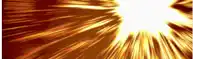 a close up of a glowing light coming out of the sky .