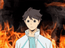 oikawa confused fire wut what