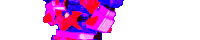 a close up of a purple robot with a red star on its chest .