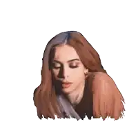 a woman with her eyes closed is surrounded by mil veces