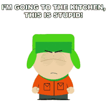 im going to the kitchen kyle broflovski south park s5e2 it hits the fan
