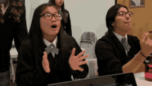 Our Lady Help Of Christians Academy Laughter GIF - Our Lady Help Of Christians Academy Laughter Surprise GIFs