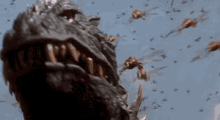 Godzilla Godzilla Vs Megaguirus GIF - Godzilla Godzilla Vs Megaguirus Meganula GIFs