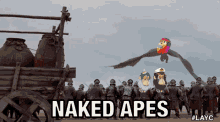 Layc Naked Apes GIF - Layc Naked Apes Bone Naked GIFs