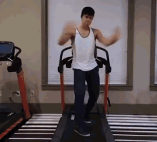 Harry Shum Jr.'S Impressive Footwork GIF - Treadmill Dance Harryshumjr GIFs