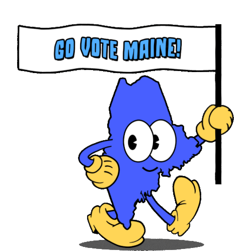 Vote2022 Election Sticker - Vote2022 Election Maine Stickers
