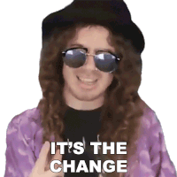 Its The Change Bradley Hall Sticker - Its The Change Bradley Hall Changes Happen Stickers