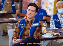 Superstore Jonah Simms GIF - Superstore Jonah Simms Thats Great Thank You GIFs
