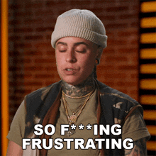 So Freaking Frustrating Jozzy GIF - So Freaking Frustrating Jozzy Ink Master GIFs
