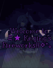 Keqing Keqing Fireworks GIF - Keqing Keqing Fireworks Genshin Impact GIFs