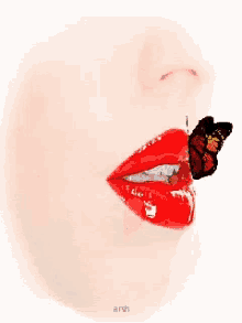 Lips Butterfly GIF - Lips Butterfly GIFs