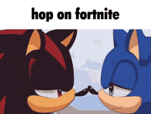 Hop On Fortnite Sonic X Shadow GIF - Hop On Fortnite Fortnite Sonic X Shadow GIFs