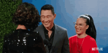 Laughing Red Carpet GIF - Laughing Red Carpet Couple GIFs
