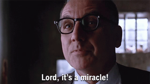 Lord Its A Miracle Warden Norton GIF - Lord Its A Miracle Warden Norton The  Shawshank Praise The Lord - Discover & Share GIFs