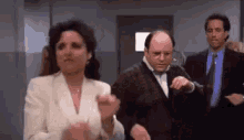 Seinfeld And Co Strutting Their Stuff GIF - Ayy Turn Up Turning Up GIFs
