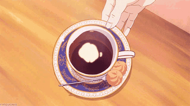 Anime Girl Drinking Coffee 4K Wallpaper #6.2614