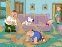 projectile vomiting family guy