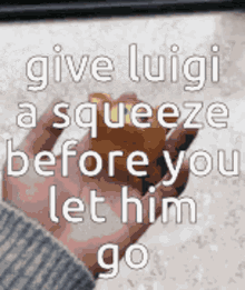 Single Hole Punch Man Luigi GIF - Single Hole Punch Man Luigi Squeeze GIFs