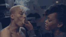 Rihanna Smoking GIF - Rihanna Smoking Black Love GIFs