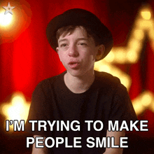 Im Trying To Make People Smile Cillian Oconnor GIF - Im Trying To Make People Smile Cillian Oconnor Britain'S Got Talent GIFs