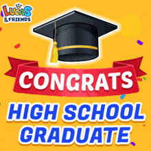 congratulations high school graduate lucas and friends