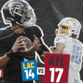 Atlanta Falcons (17) Vs. Los Angeles Chargers (14) Third-fourth Quarter Break GIF - Nfl National Football League Football League GIFs