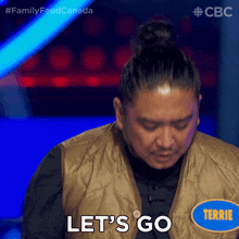 Lets Go Terrie GIF - Lets Go Terrie Family Feud Canada GIFs