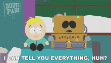 I Can Tell You Everything Huh Butters Stotch GIF - I Can Tell You Everything Huh Butters Stotch Eric Cartman GIFs