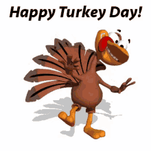 Happy Turkey Day GIF - Thanksgiving Turkey GIFs