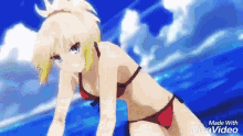 Fate Grand Order Fgo GIF - Fate Grand Order Fgo Summer Mordred GIFs
