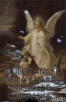 angel de la guardia angel butterfly water