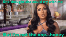 Throw Shade Talk GIF - Throw Shade Talk She Though She Could Try With Me GIFs