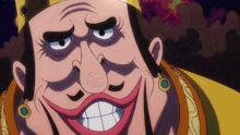 a cartoon character with a crown on his head