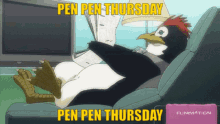 Pen Pen Thursday GIF - Pen Pen Thursday Evangelion GIFs