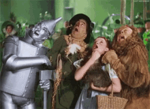 Wizard Of Oz Scared GIF